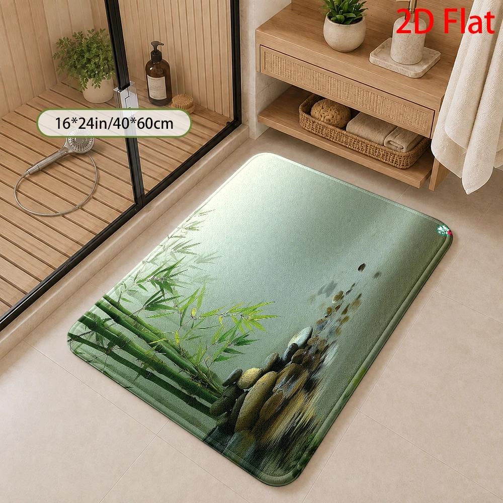 Keset Kamar Mandi Anti Air Bah - Bamboo Bath Mat ulasan dan harga