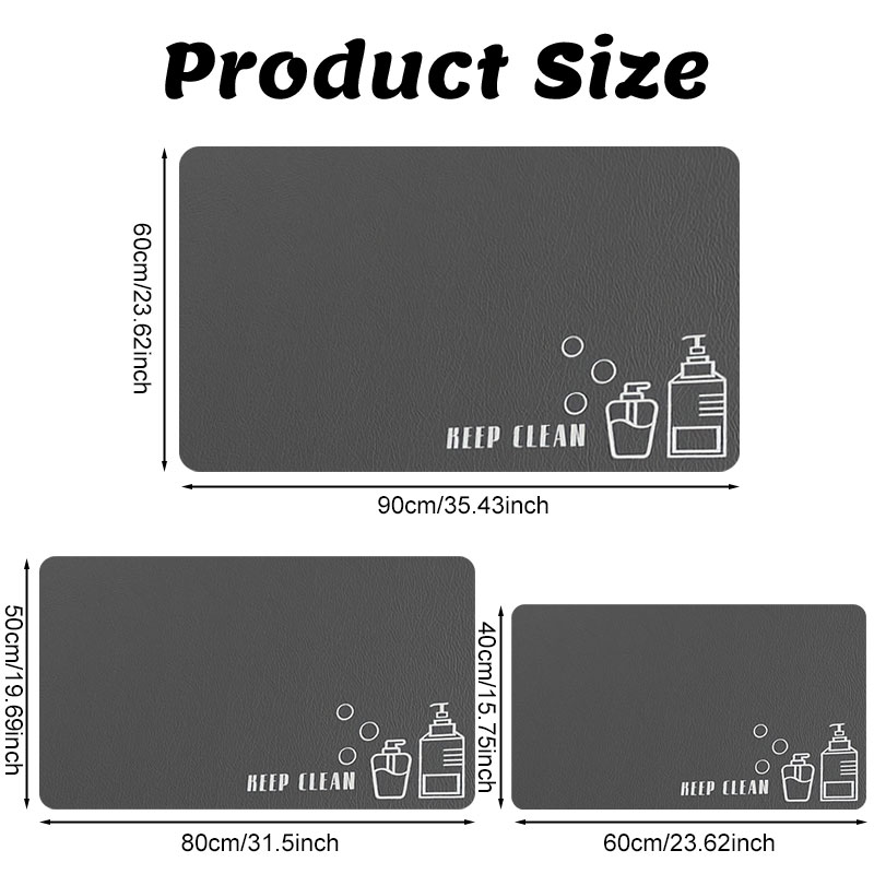 Keset Kamar Mandi Diatomite, P - Bamboo Bath Mat ulasan dan harga