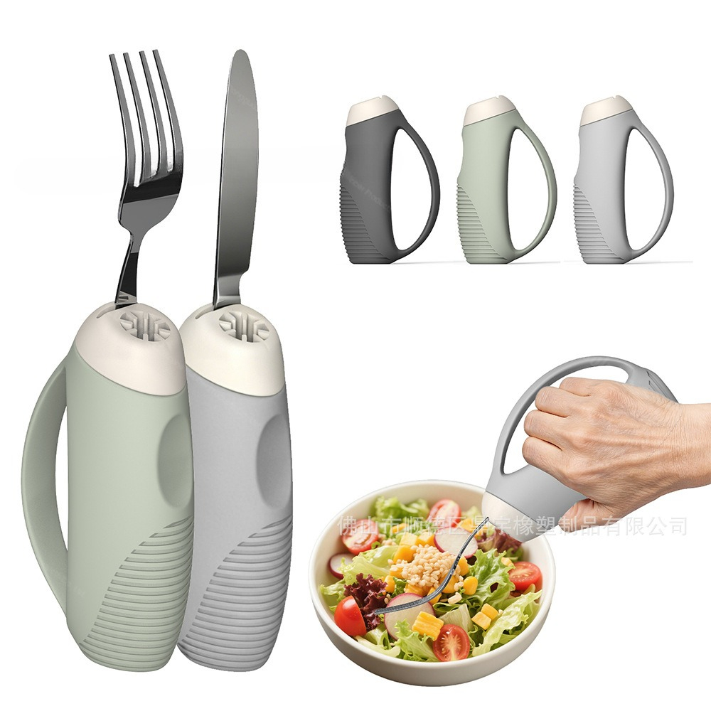 Pegangan peralatan makan anti- - Health Wellness Lifestyle ulasan dan harga